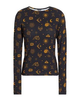 8 by YOOX PRINTED JERSEY SECOND-SKIN TOP