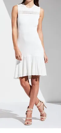 Bailey 44 Evalina Tank Knit Dress In Creme Friache