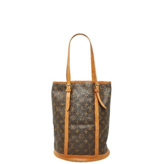 Louis Vuitton Brown Pvc Leather Shoulder Bag Tote Bag (Pre-Owned)