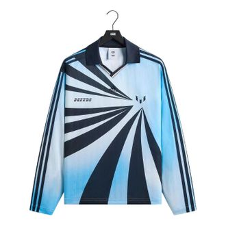 Kith x Messi for adidas Football Goalkeeper Long Sleeve T-Shirt Blue ADKR2694