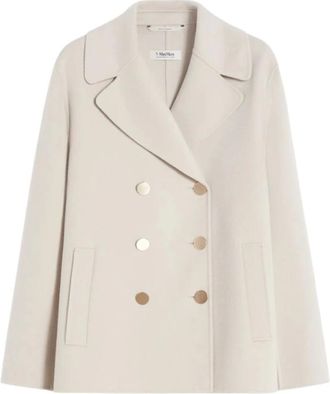 Max Mara Dames, Jassen, Beige, Maat: 3XS