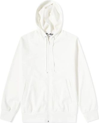 Comme Des Gar&ccedil;ons Play x Invader Zip Hoodie, Size X-Large