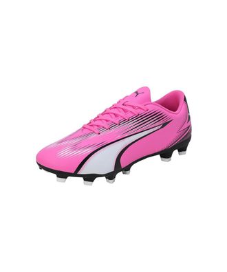 Puma Puma Men Ultra Play Fg/Ag Soccer Shoes, Poison Pink-Puma White-Puma Black, 10.5 UK