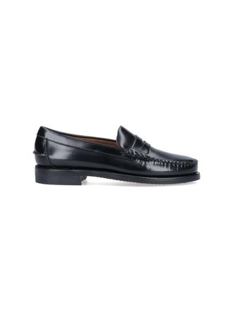 Sebago Black Classic Dan Leather Loafers