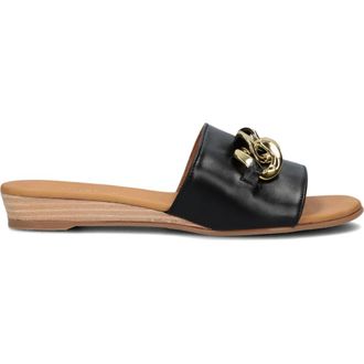 Notre-V Schoenen, Dames, Zwart, 37 EU, Leer, Chique Zwarte Leren Slipper