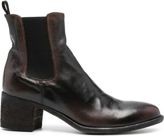 Officine Creative Denner 114 55mm Chelsea boots - women - Calf Leather/Calf Leather/Calf Leather/Rubber - 36 - Black