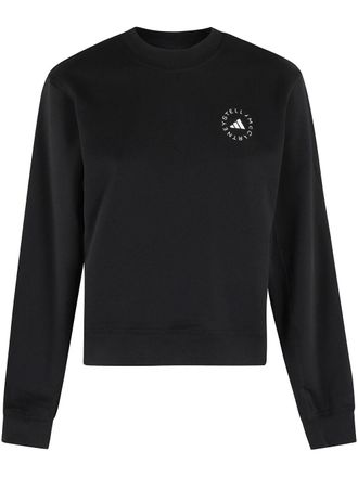 adidas by Stella McCartney Logo Baumwoll-Sweatshirt
