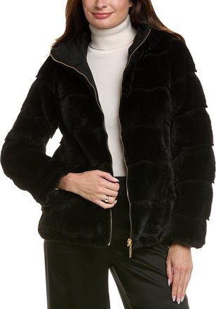 Via Spiga Short Grooved Reversible Jacket