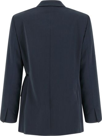 Theory City Twill Blazer - Navy