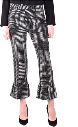 Philosophy di Lorenzo Serafini Cropped Broek - Dames - Vrijetijds broeken - Zwart - S - Broeken