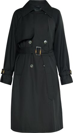 Dreimaster Dreimaster Trenchcoat Dames zwart
