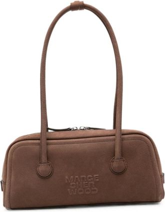 Marge Sherwood Tassen, Dames, Bruin, ONE Size, Leer, M26431Sb 08Nbmn Schoudertas