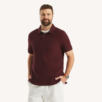 Nautica Big & Tall Classic Fit Performance Deck Polo