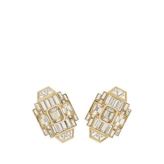 Ferragamo D&eacute;co Earrings With Crystals