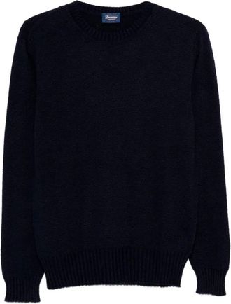 Drumohr Long Sleeve Crew-Neck Sweater
