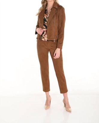 Frank Lyman Design Kalinda Knit Pants In Camel