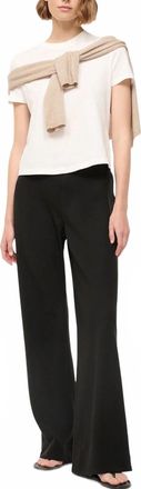 Staud Stroll Straight Leg Pant In Black
