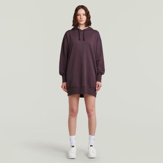 G-Star Hooded Sweaterjurk - Paars - Dames