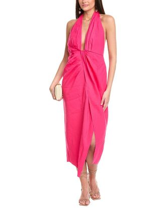 Ramy Brook Nan Linen-Blend Maxi Dress