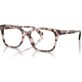 Ralph Lauren 55mm Rectangle optical glasses in Pink at Nordstrom
