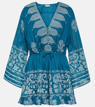 Juliet Dunn Jumpsuit corta Dhaka in cotone