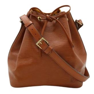 Louis Vuitton Pre-owned Bucket Bags, female, Brown, Size: ONE SIZE Pre-owned Bucket Bag