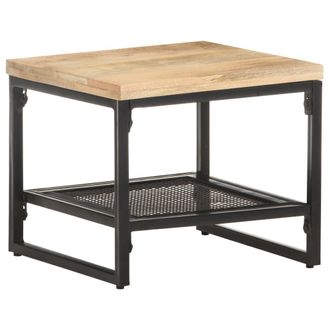 vidaXL Vidaxl - Tavolino Laterale 40x40x35 Cm In Legno Massello Di Mango