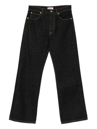 Rold Skov bootcut trousers - men - Cotton - M - Black