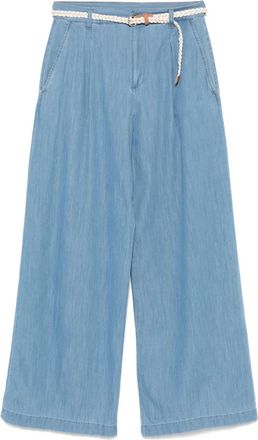 Liu Jo Pantaloni con cintura - Blu