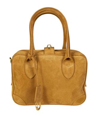 Golden Goose Vita Bag Suede Double Handles Handbag