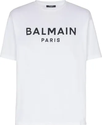Balmain T Shirts And Polos White