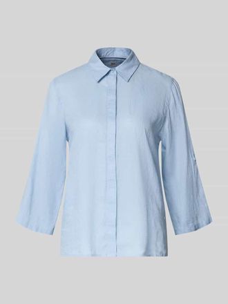 Brax Brax Regular Fit Hemdbluse aus reinem Leinen Modell VICKY in Hellblau, Gr&ouml;&szlig;e 36