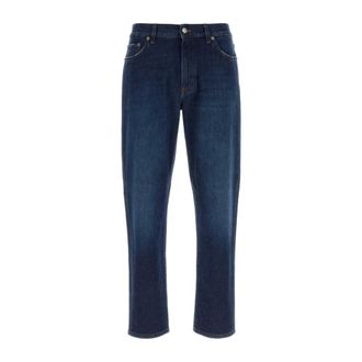 Ermenegildo Zegna Straight Jeans, male, Blue, Size: W32 Vintage Comfort Cotton Jean