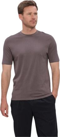 Profuomo Heren, Tops, Beige, Maat: L Linnen