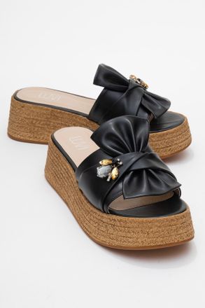 Prologue Shara Braided Bow & Bee Gesp Platform Sandaal