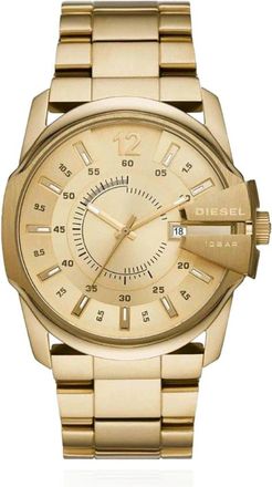 Diesel Master Chief Roestvrijstalen Horloge - Heren - Horloges - Geel - ONE Size - Accessoires