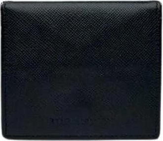 Burberry Pre-owned Vintage Wallet - Dames - Vintage Accessoires - Zwart - ONE Size - Leer - Vintage