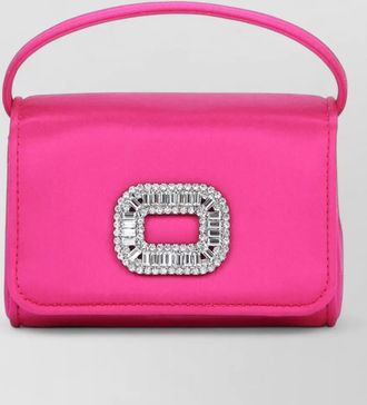 Roger Vivier nano shoulder bag satin buckle handle