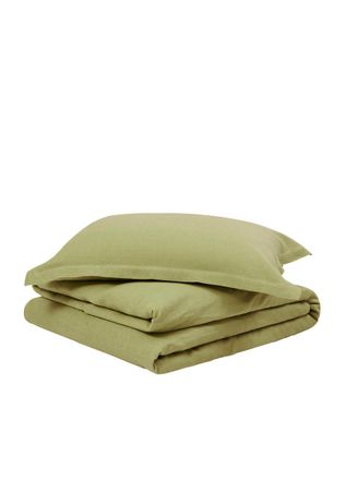 Lanerossi MYKONOS, complete double bed sheet set, champagne