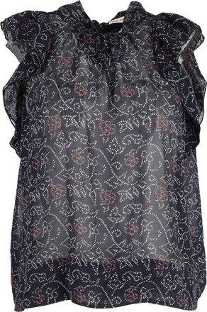 Ulla Johnson Dunia Printed Ruffled Sleeveless in Multicolor Silk
