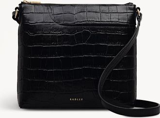 Radley London Black Small Ziptop North-South Cross Body Bag Pockets SS26 Radley London