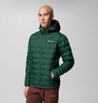 Columbia Delta Ridge II Jacket Mens Rain Forest Down Full Zip Hooded KFC376