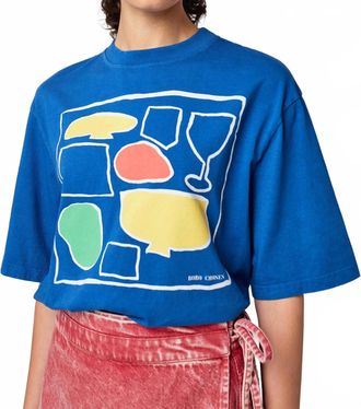 Bobo Choses After Seven Boxy Short Sleeve Tee In Blue