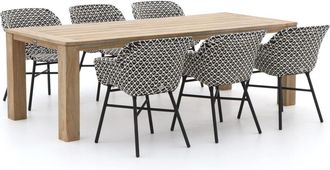 Hartman Hartman Delphine/ROUGH-X 240cm dining tuinset 7-delig