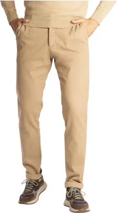 Zilton Broeken, Heren, Beige, W29 L34, Leer, Chinos