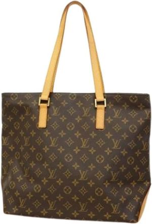 Louis Vuitton Pre-owned Tote Bags, female, Brown, Size: ONE SIZE Pre-owned Cabas Mezzo Tote Bag
