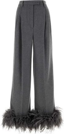 Prada Grey Wide Leg Pant