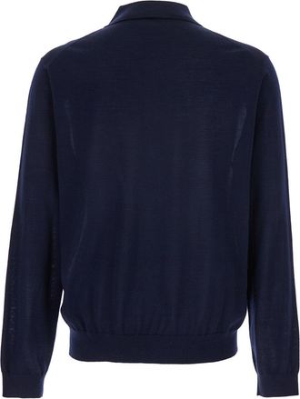 Sunflower Mens Polo Shirt Blue Wool T-Shirts And Polos