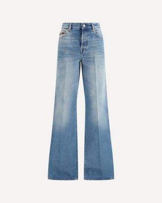 Gucci Cotton denim flare Jeans Female 25