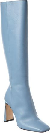 Jimmy Choo London Kinsey 95 Leather Knee-High Boot